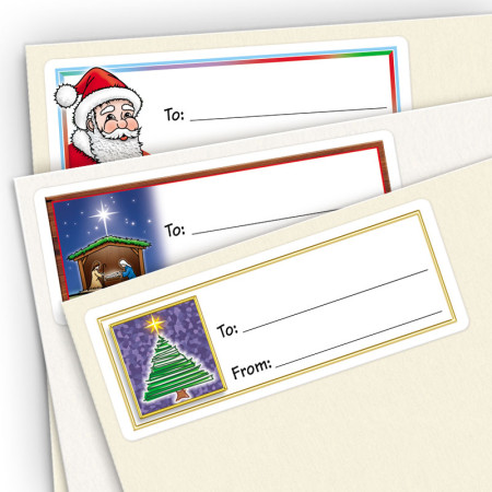 Happy Holidays Gift Labels