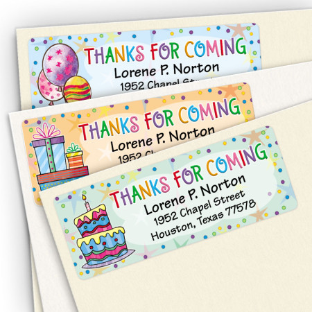 Thank You Bag Stickers Assortment