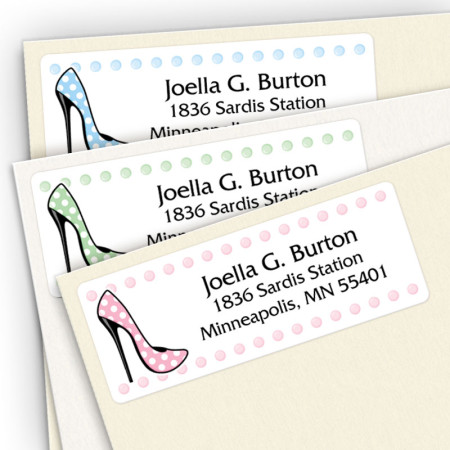High Heels Address Label Assortment Pack