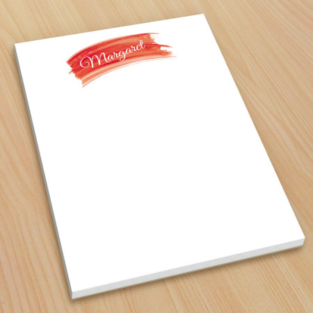 Red Watercolor Small Note Pads