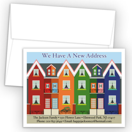 Row Houses Moving Card