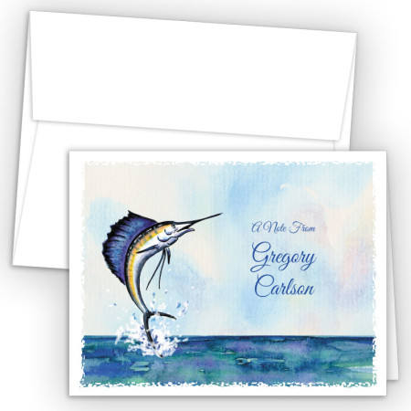 Sailfish Note Card