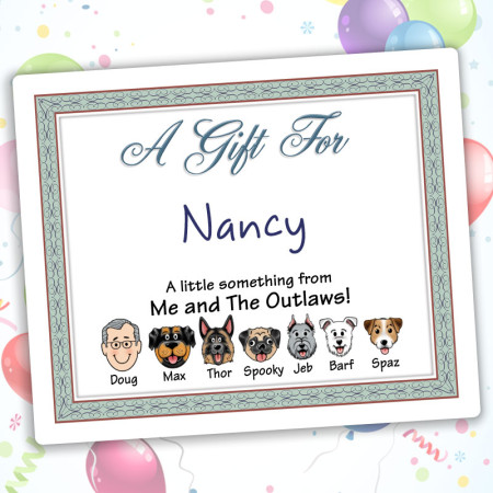 Seabreeze Family Gift Label