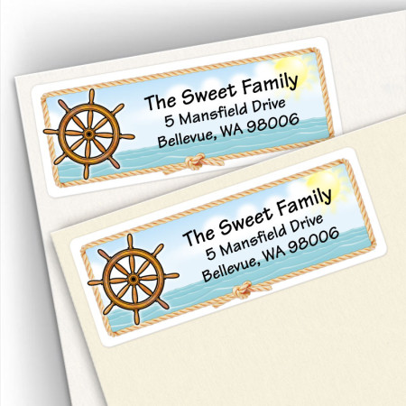 Ships Wheel Address Labels