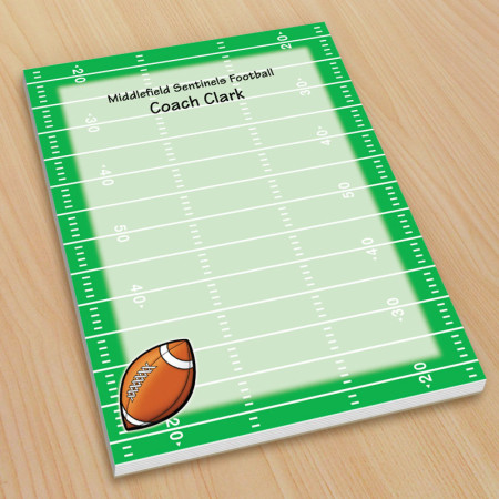 Sports Football Small Note Pads