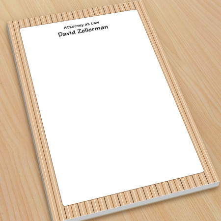 Tan Stripes Large Note Pads