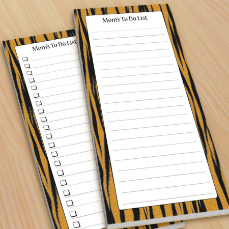 Tiger Stripes Pattern To-Do Pads