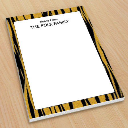 Tiger Stripes Pattern Small Note Pads