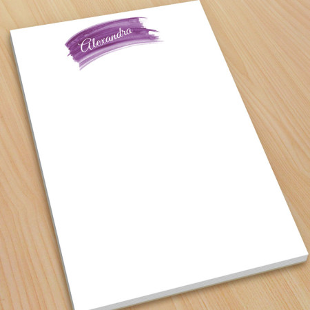 Violet  Watercolor Large Note Pads