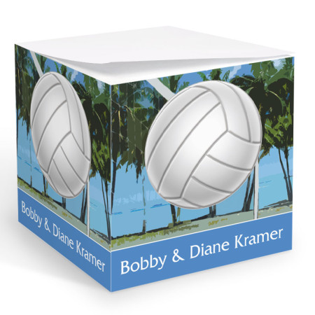 Volleyball Memo Cube