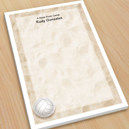 Sports Volleyball Large Note Pads