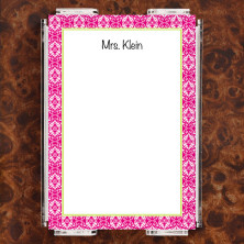 Lace Magenta Note Sheet Set