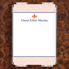 Fleur de Lis Note Sheet Set