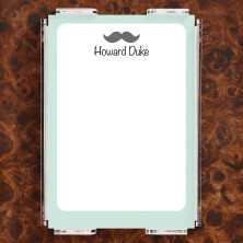 Mustache Note Sheet Set