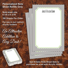 Herringbone Note Sheet Refill