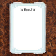Elegant Scroll Note Sheet Set