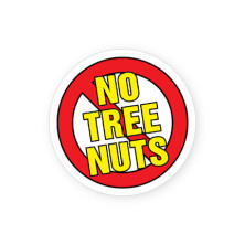 No Tree Nuts Labels for Allergies