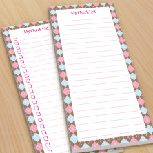 Argyle 6 To-Do Pads