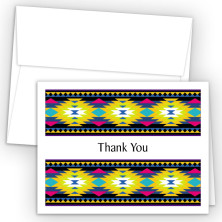 Aztec Pattern 2 Thank You Cards