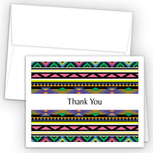 Aztec Pattern 3 Thank You Cards
