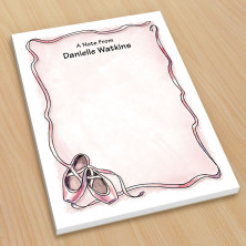 Ballet Slippers Small Note Pads
