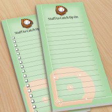 Baseball To-Do Pads