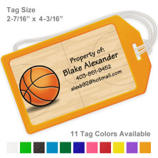 Basketball Bag Tag