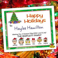 Bells Holiday Gift Label