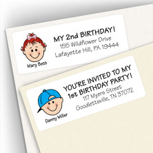 Birthday Address Labels