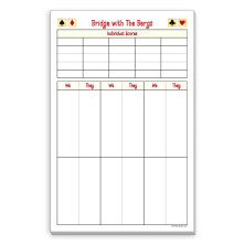 Bridge Game Score Pads