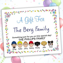 Butterflies Family Gift Labels