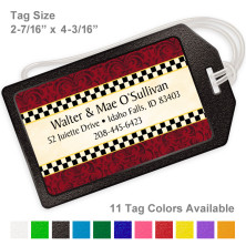 Checkers Style 2 Luggage Tag