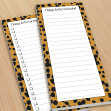 Cheetah Pattern To-Do Pads