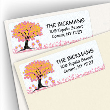 Cherry Blossom Address Labels