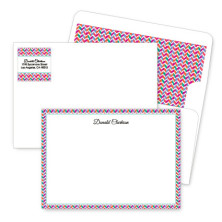 Chevron 1 Artistic Correspondence Card Ensembles