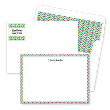 Chevron 2 Artistic Correspondence Card Ensembles