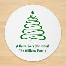 Christmas Design 10 Personalized Christmas Coasters