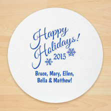 Christmas Design 15 Personalized Christmas Coasters