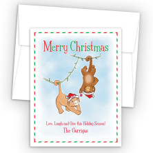 Christmas Monkeys Holiday Cards