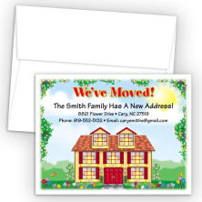 Country Home Moving Card