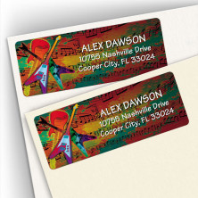 Electric Guitar Address Labels