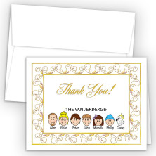 thank you card for family members