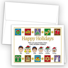 Elements Happy Holiday Fold Note