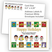Elements Happy Holidays Fold Note Set
