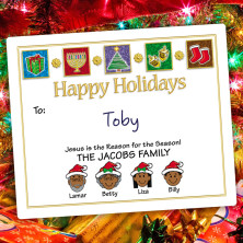 Elements Holiday Gift Label