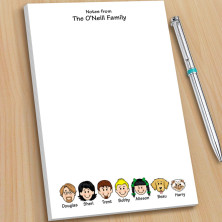 Family Note Pads - Large