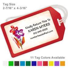 Flowers Luggage Tag