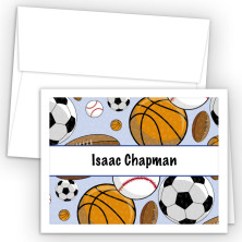 Sports Note Card