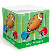Football Memo Cube
