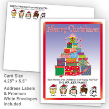 Gift Tree Merry Christmas Fold Note Set